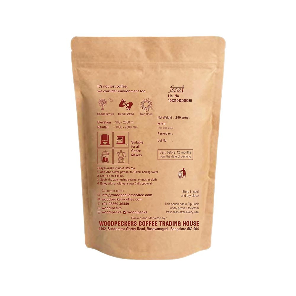 Woodi Peck’s Bag Arabica Original Coffee Powder